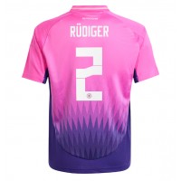Camisa de time de futebol Alemanha Antonio Rudiger #2 Replicas 2º Equipamento Europeu 2024 Manga Curta